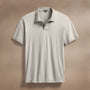 Luxe Lotus Jersey Polo in Salt | James Perse Los Angeles