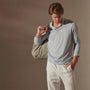 Luxe Lotus Jersey Polo in Open Sky | James Perse Los Angeles