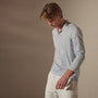 Luxe Lotus Jersey Polo in Open Sky | James Perse Los Angeles