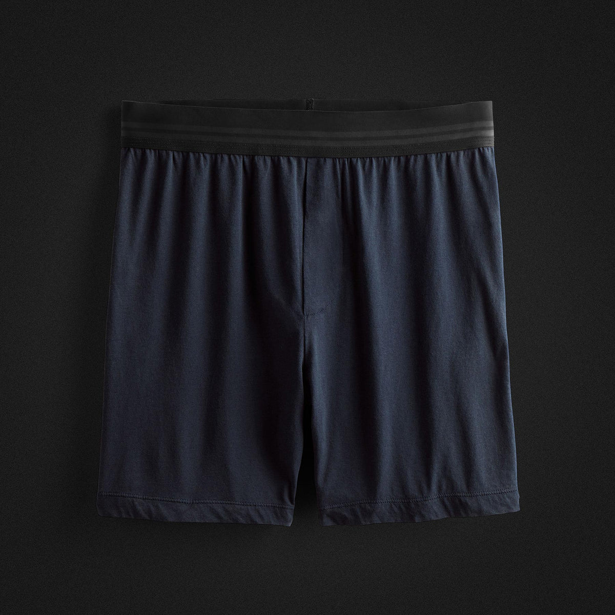 Luxe Lotus Relaxed Fit Boxer Short in French Navy | James Perse Los Angeles