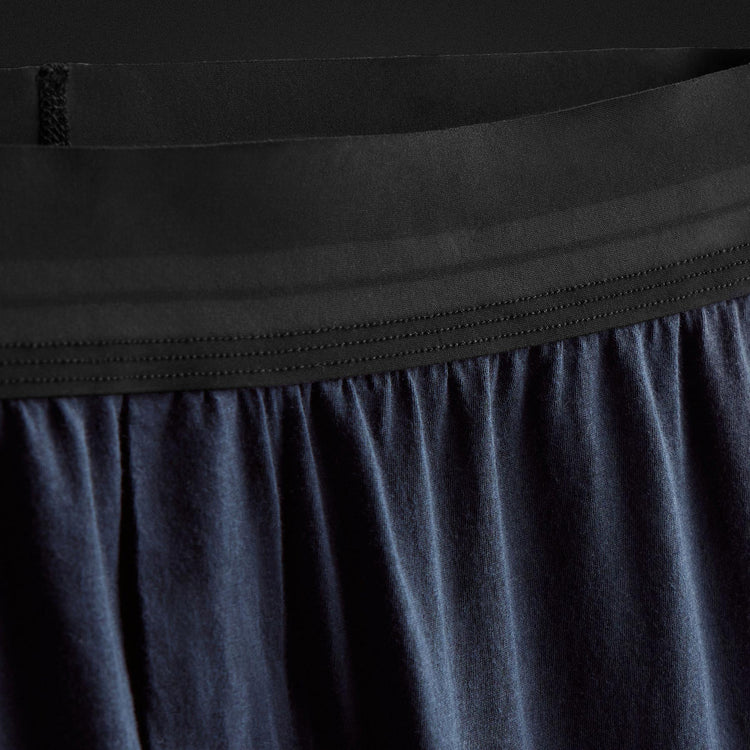 Luxe Lotus Relaxed Fit Boxer Short in French Navy | James Perse Los Angeles