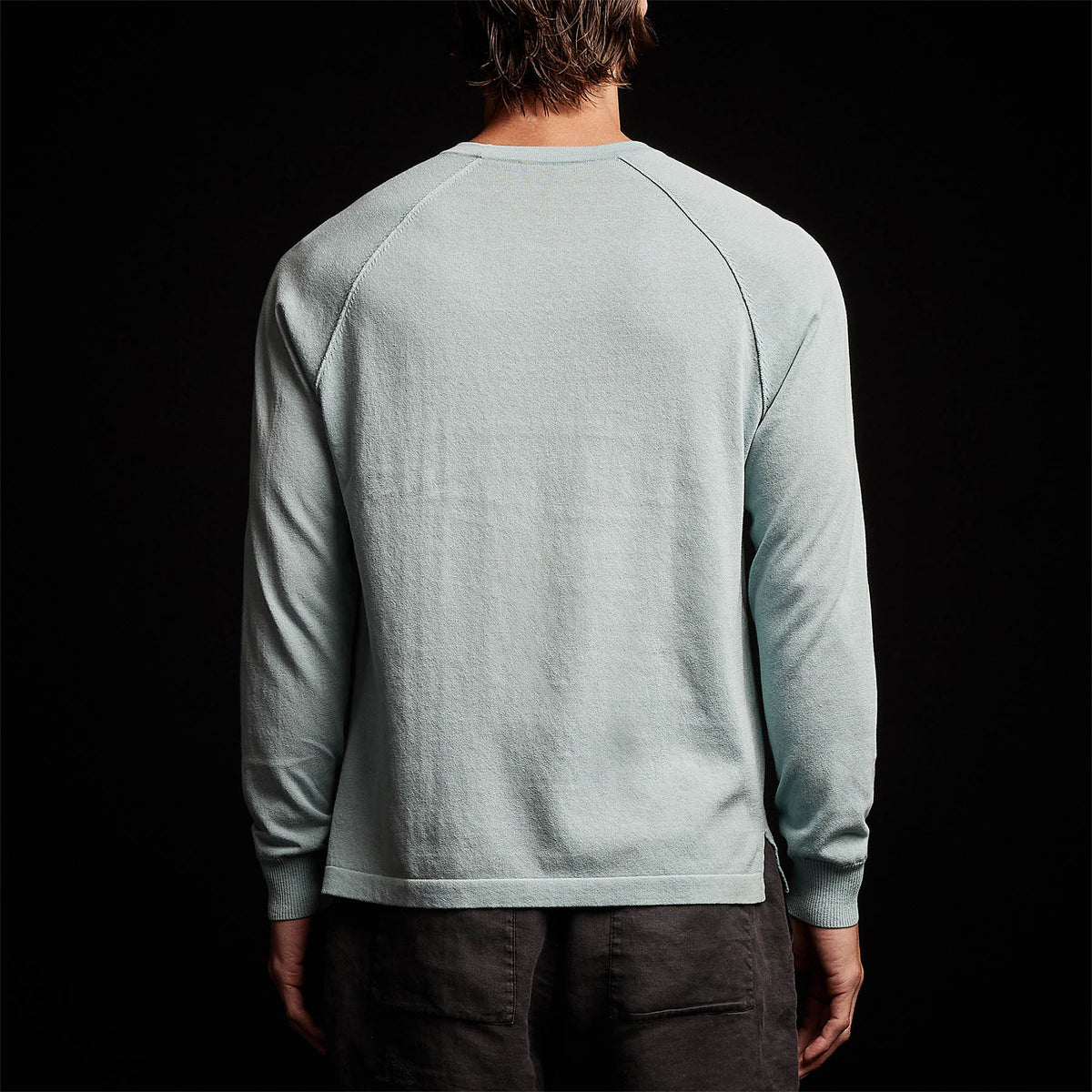 Colony Knit Crew in Baby Blue | James Perse Los Angeles