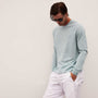 Colony Knit Crew in Baby Blue | James Perse Los Angeles