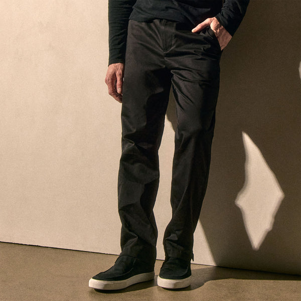 Coastal Suede Slip On in Black | James Perse Los Angeles