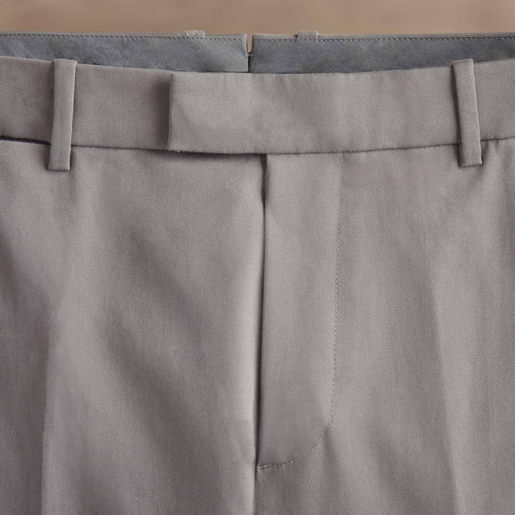 Stretch Micro Twill Trouser in Mid Grey | James Perse Los Angeles