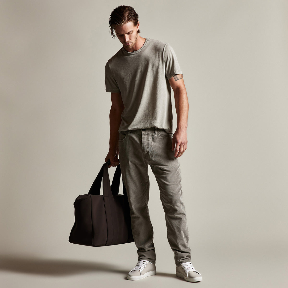 5 Pocket Corduroy Pant in Dapple Pigment | James Perse Los Angeles