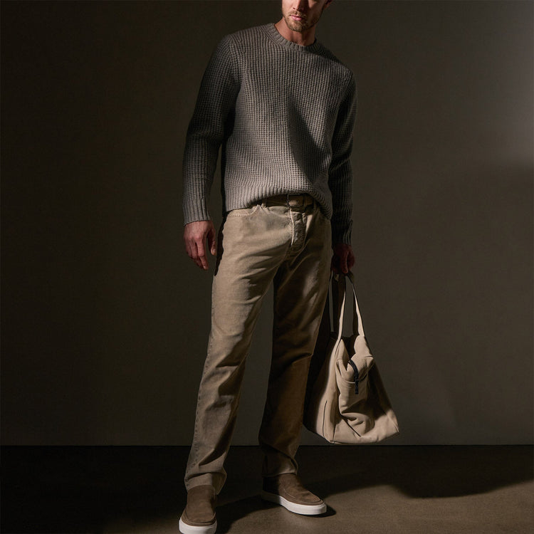 5 Pocket Corduroy Pant in Overcast Pigment | James Perse Los Angeles
