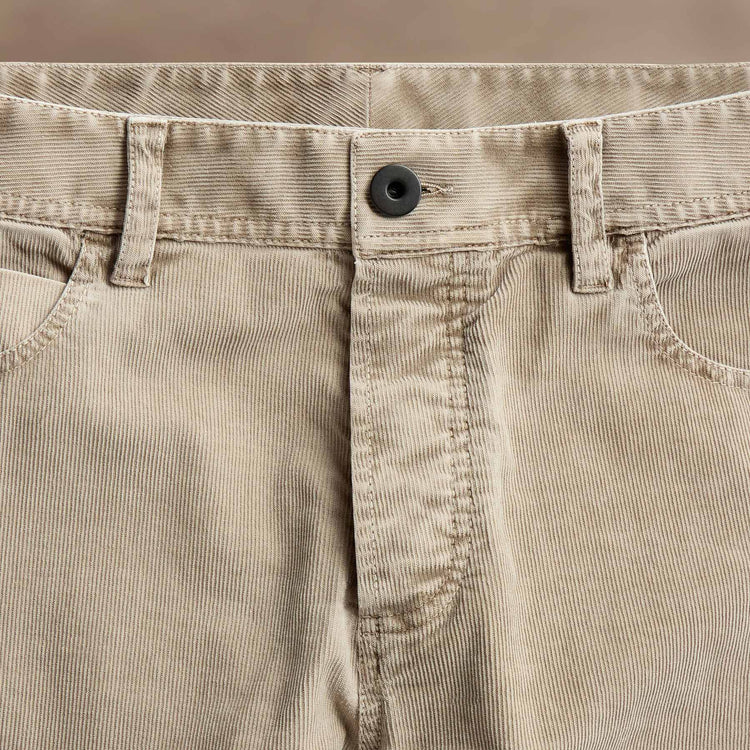5 Pocket Corduroy Pant in Overcast Pigment | James Perse Los Angeles