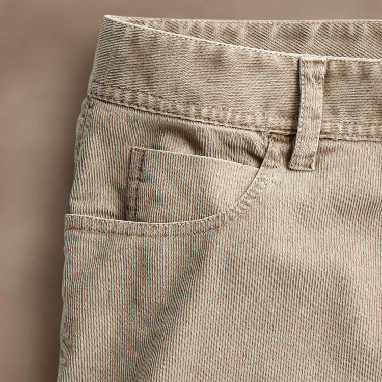 5 Pocket Corduroy Pant in Overcast Pigment | James Perse Los Angeles