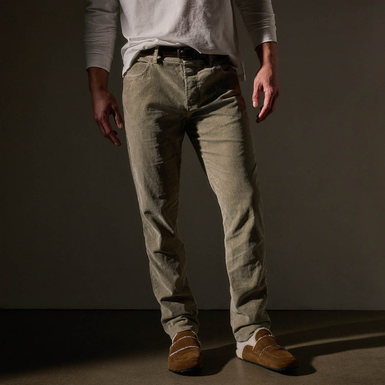 5 Pocket Corduroy Pant  in Toast Pigment | James Perse Los Angeles