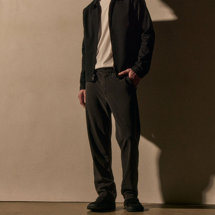 Herringbone Twill Trouser in Magma Pigment | James Perse Los Angeles