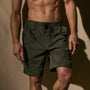 Brushed Hrrngbn Twll Utlty Short in Granite Pigment | James Perse Los Angeles