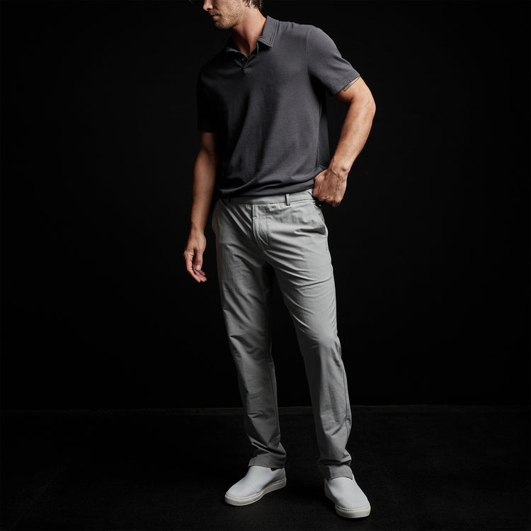 Golf Trouser in Dove | James Perse Los Angeles