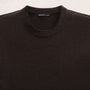 Italian Spun Cashmere Crewneck in Kona/Black | James Perse Los Angeles