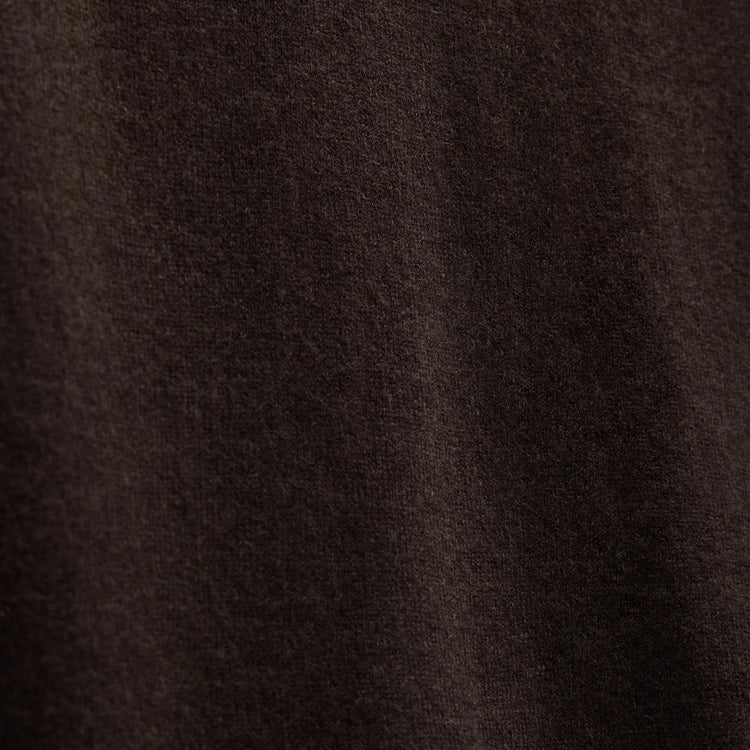 Italian Spun Cashmere Crewneck in Kona/Black | James Perse Los Angeles