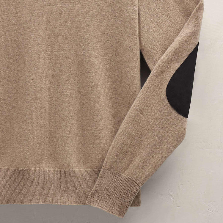 Italian Spun Cashmere Sweater in Coffee | James Perse Los Angeles