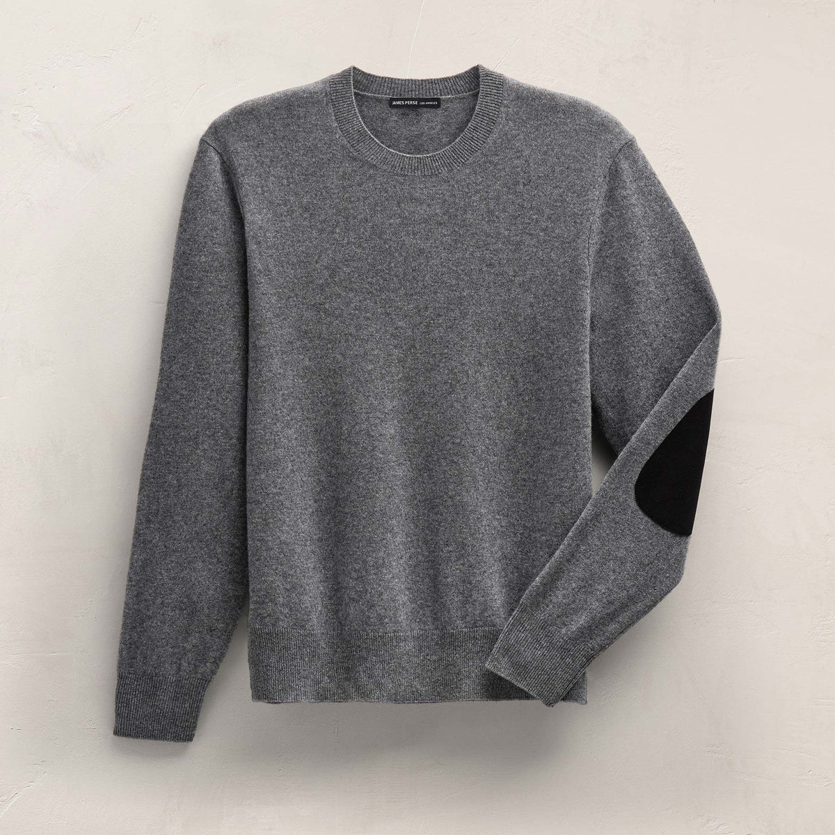 Italian Spun Cashmere Sweater in Mid Grey | James Perse Los Angeles