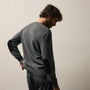 Italian Spun Cashmere Sweater in Mid Grey | James Perse Los Angeles