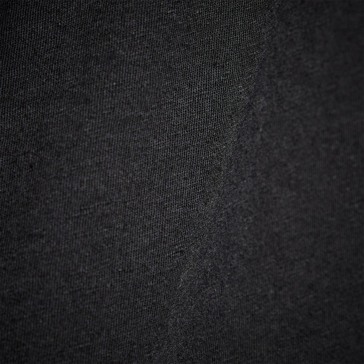 Oasis Linen Henley in Black | James Perse Los Angeles