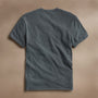 Slub Jersey Short Sleeve Crew in Asphalt Pigment | James Perse Los Angeles