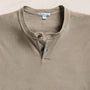 Slub Jersey Short Sleeve Henley in Overcast Pigment | James Perse Los Angeles