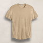 Clear Jersey Crew in Light Khaki Pigment | James Perse Los Angeles
