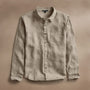 Lightweight Linen Shirt in Mineral Pigment | James Perse Los Angeles