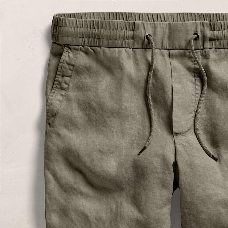 Relaxed Linen Pant in Birch Pigment | James Perse Los Angeles