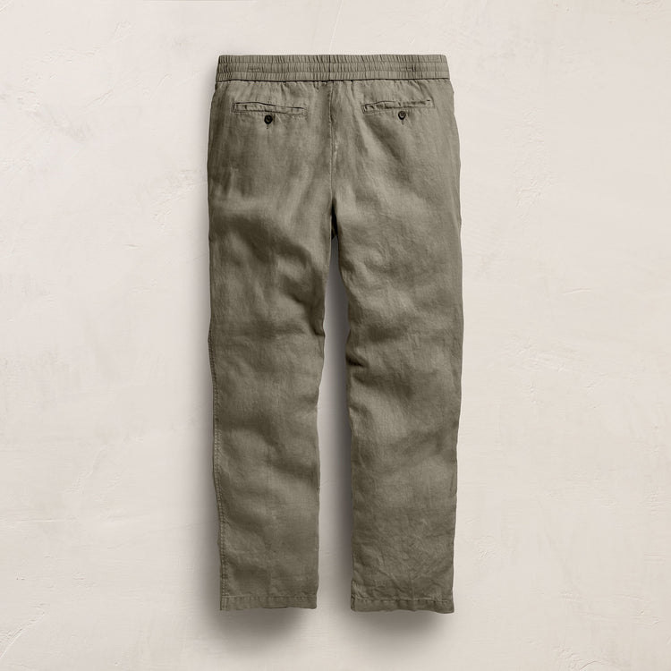 Relaxed Linen Pant in Birch Pigment | James Perse Los Angeles