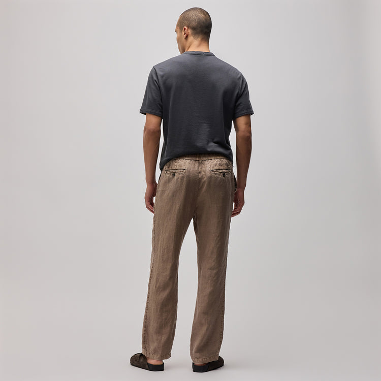 Relaxed Linen Pant in Cargo Pigment | James Perse Los Angeles