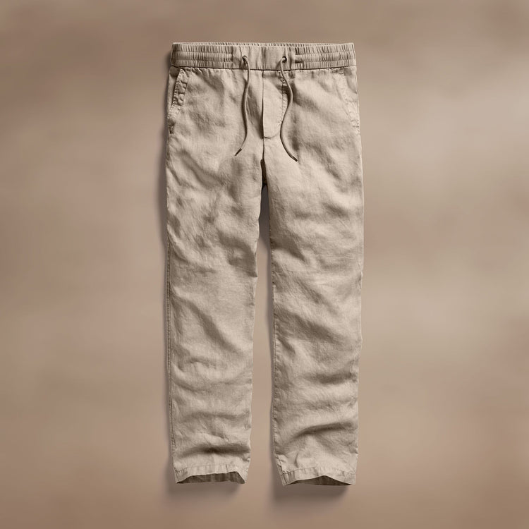 Relaxed Linen Pant in Overcast Pigment | James Perse Los Angeles