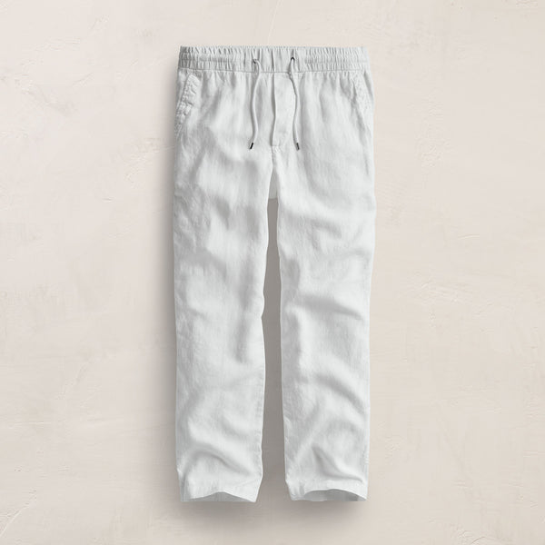 Relaxed Linen Pant in White | James Perse Los Angeles