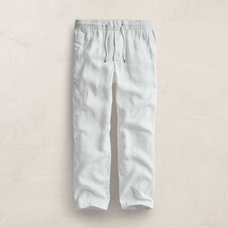 Relaxed Linen Pant in White | James Perse Los Angeles
