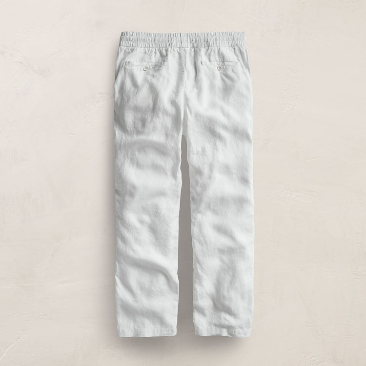 Relaxed Linen Pant in White | James Perse Los Angeles