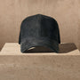 Men's Suede 6/Panel Trucker Hat in Smokey Grey | James Perse Los Angeles