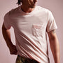 Lightweight Jersey Pocket Tee in Nougat Pigment | James Perse Los Angeles