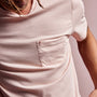 Lightweight Jersey Pocket Tee in Nougat Pigment | James Perse Los Angeles