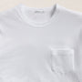 Lightweight Jersey Pocket Tee in White | James Perse Los Angeles