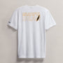 Men's Short Sleeve Crew Grateful Dead Sphere in White/Cadmium | James Perse Los Angeles