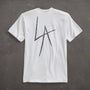 JP x LA in Short Sleeve Crew in White | James Perse Los Angeles