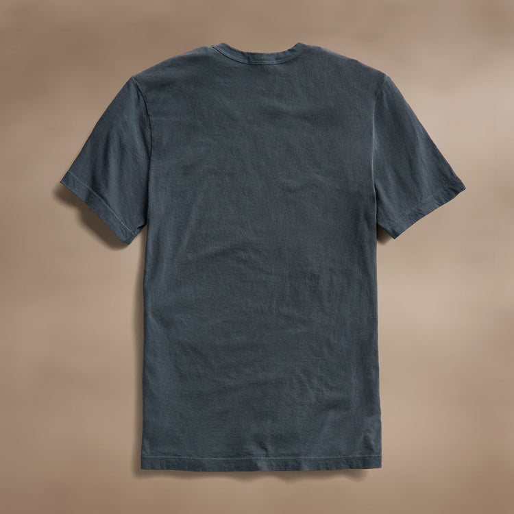 Short Sleeve Crew Neck in Blue Noir Pigment | James Perse Los Angeles