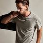 Short Sleeve Crew Neck in Dapple Pigment | James Perse Los Angeles