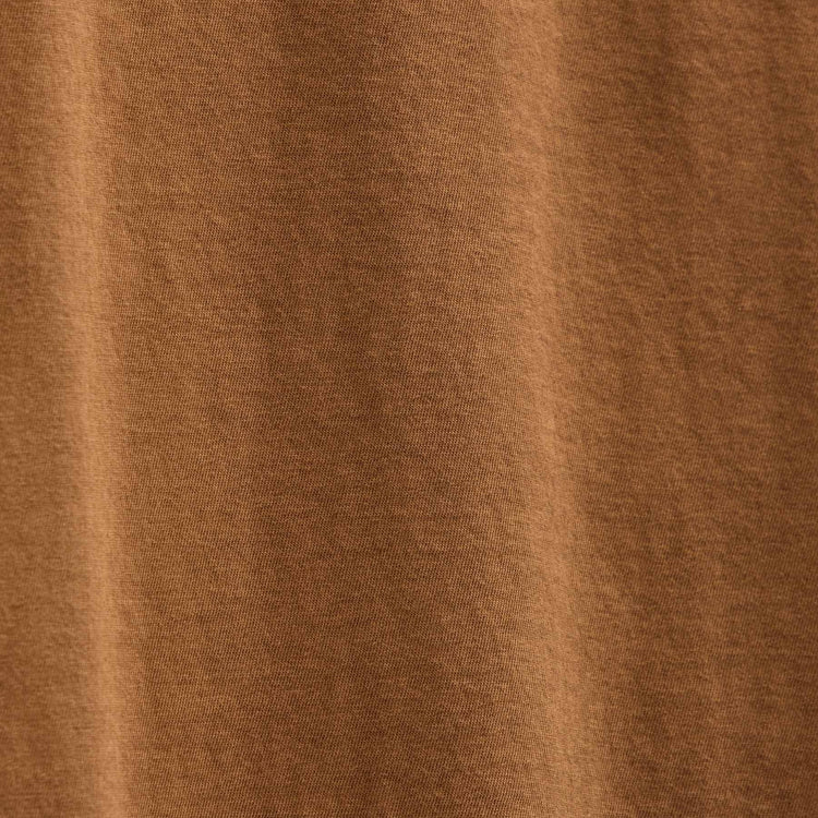 Short Sleeve Crew Neck in Whiskey Pigment | James Perse Los Angeles
