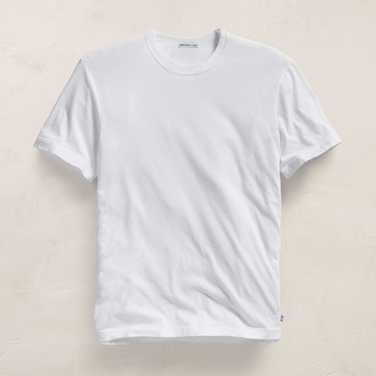 Short Sleeve Crew Neck - White