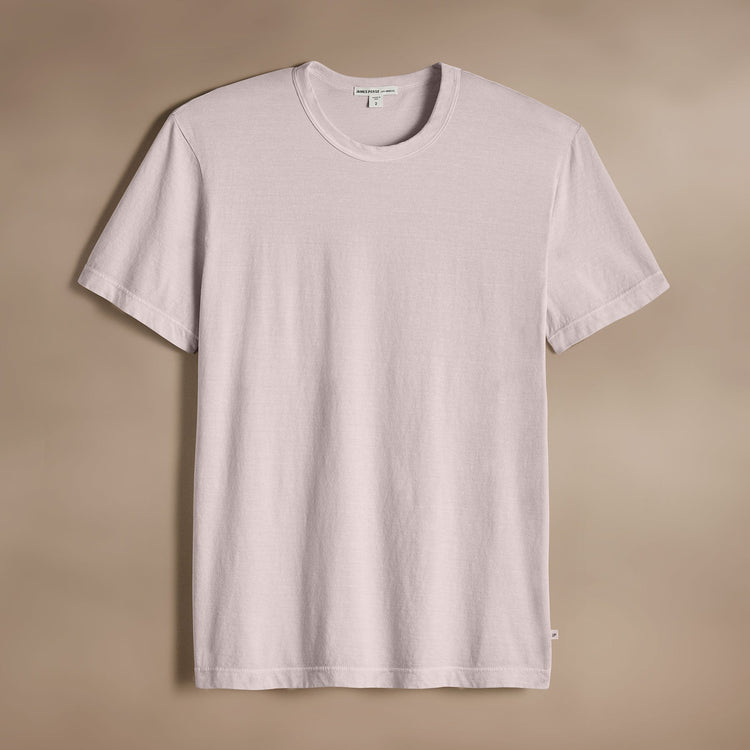 Short Sleeve Crew Neck in Zephyr Pigment | James Perse Los Angeles