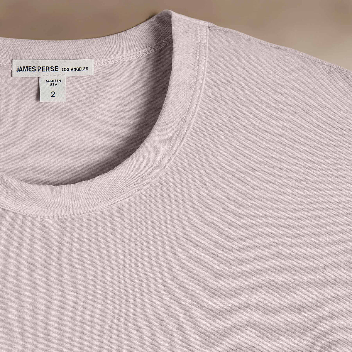 Short Sleeve Crew Neck in Zephyr Pigment | James Perse Los Angeles
