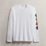 Men's Grateful Dead Long Sleeve Color Bears in White/Black | James Perse Los Angeles