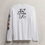 Men's Grateful Dead Long Sleeve Color Bears in White/Black | James Perse Los Angeles