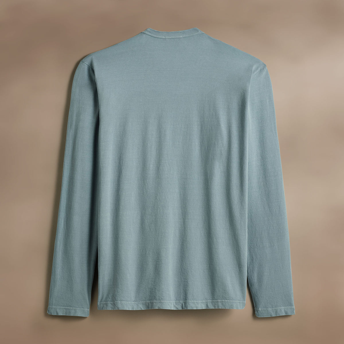 Long Sleeve Crew Neck in Azure Pigment | James Perse Los Angeles