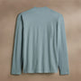 Long Sleeve Crew Neck in Azure Pigment | James Perse Los Angeles
